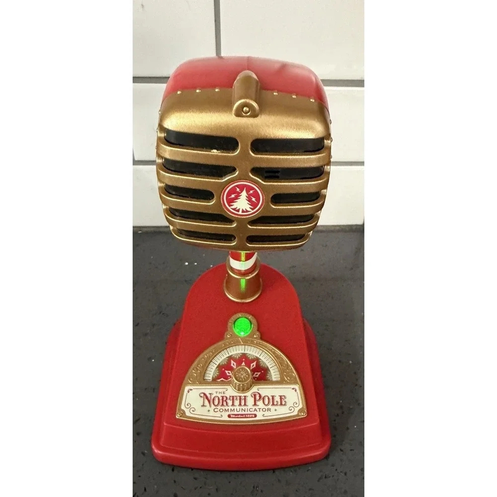 Hallmark Northpole Communicator Christmas Interactive Toy Red White